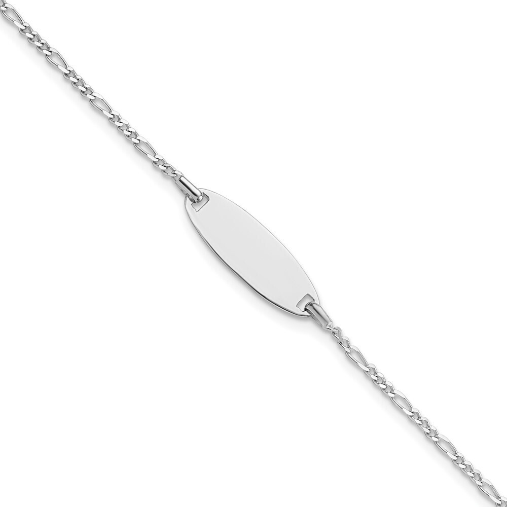 Kazi Luxury Sterling Silver Polished 6in ID Bracelet